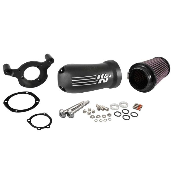 030070 K&N K、N エアーチャージャー フィンタイプ 01年-17年 TC ブラック