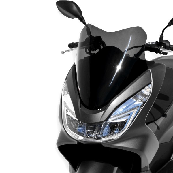 0301XX147 アルマックス ERMAX スポーツ スクリーン 48cm 14年-17年 PCX125 ライトブラック