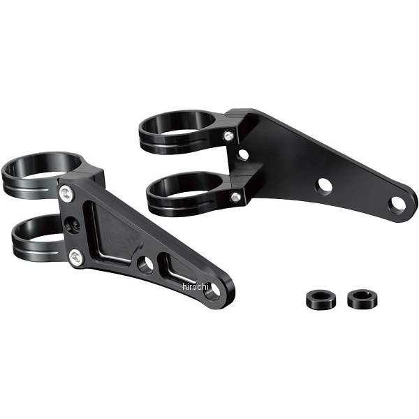 030148-06 ポッシュ POSH マシンドヘッドライトステー 2クランプタイプ φ41mm 黒