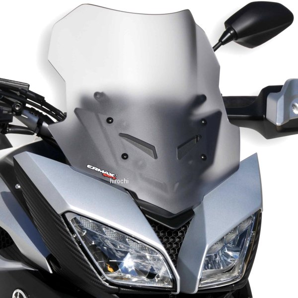 0302XX125 アルマックス ERMAX スポーツ スクリーン 35cm 15年-17年 MT-09 Tracer 、FJ-09 サテンブラック