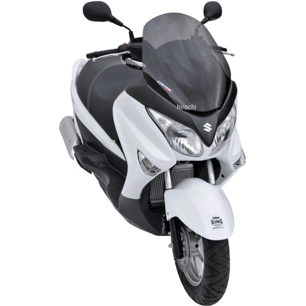 0304XX111 アルマックス ERMAX スクーター スポーツスクリーン 54cm 07年-20年 Burgman200 ライトブラウン