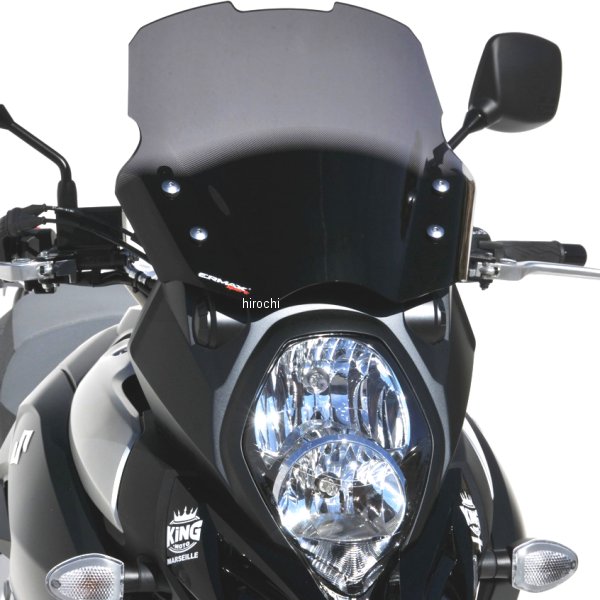 0304XX091 アルマックス ERMAX スポーツスクリーン 36cm 14年-19年 V-Strom1000、DL1000 ダークブラック