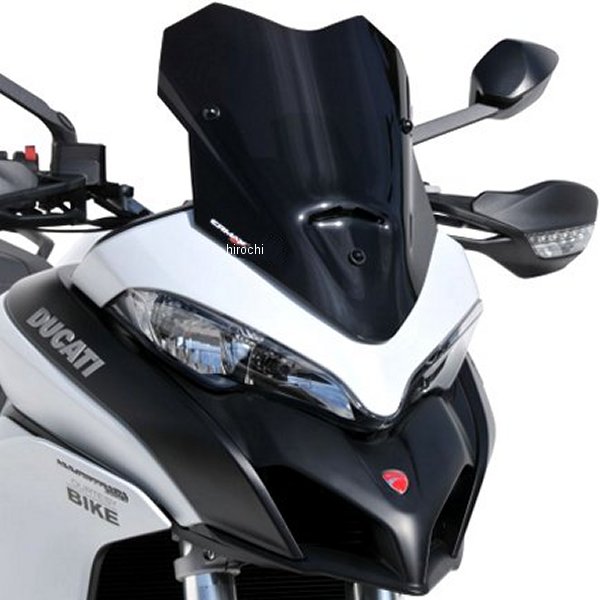 0307029-XX アルマックス ERMAX スポーツスクリーン 39cm 18年-20年 ドゥカティ Multistrada950 ライトブラウン