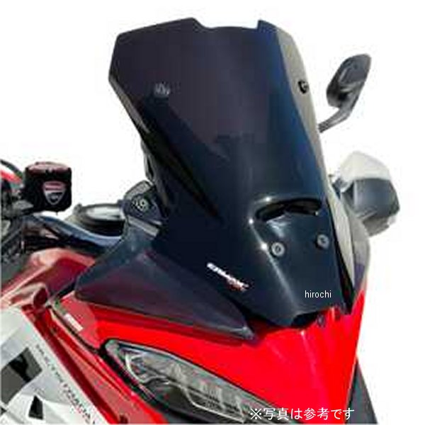 0307033-xx アルマックス ERMAX スポーツスクリーン 21年-23年 ムルティストラーダV4 レッド