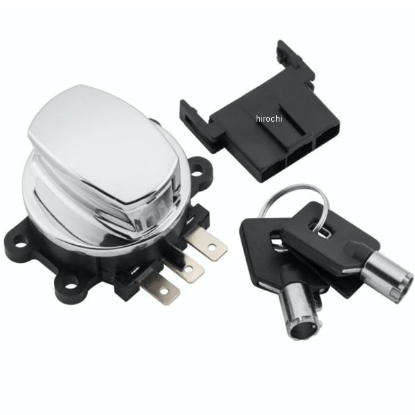 492398 ツインパワー TWIN POWER ファットボブイグニッションスイッチ クローム