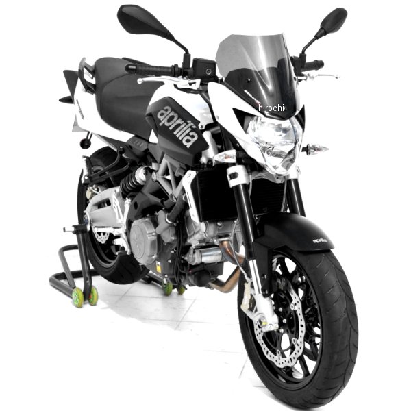 0308XX039 アルマックス ERMAX スポーツスクリーン 28cm 11年-16年 アプリリア Shiver750 サテンブラック