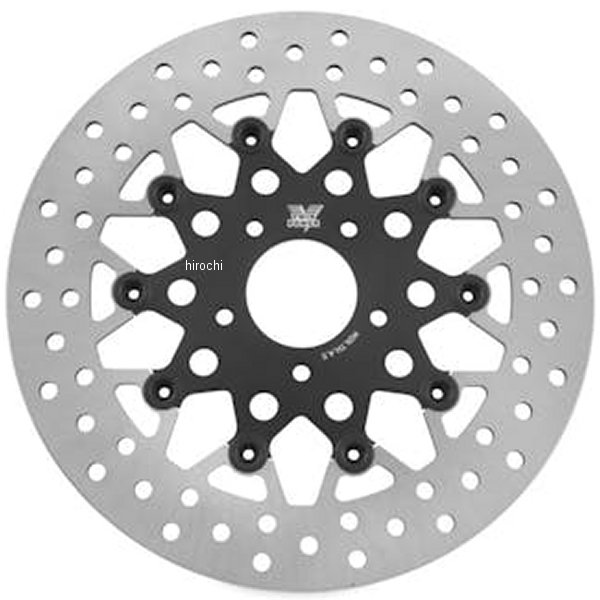 666820 ツインパワーTWIN POWER フローティングローター 11.8 メッシュ 06年-17年 ハーレー ダイナ ブラック