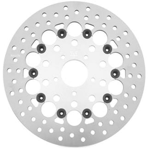 666823 ツインパワーTWIN POWER フローティングローター 11.8 ホール 06年-17年 ハーレー ダイナ シルバー