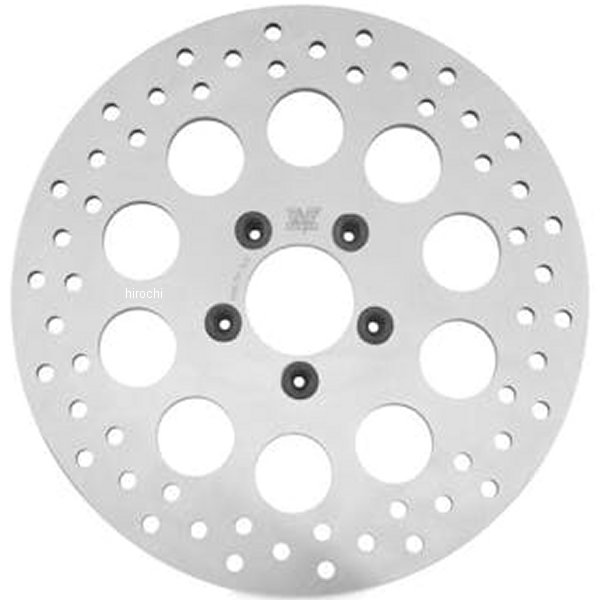 666831 ツインパワーTWIN POWER ソリッドローター 11.8 ホール 08年-22年 ハーレー ツーリング リア