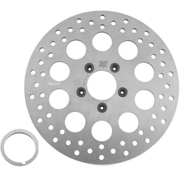 666843 ツインパワーTWIN POWER ソリッドローター 11.5 ホール 18年以降 ハーレー ソフテイル リア