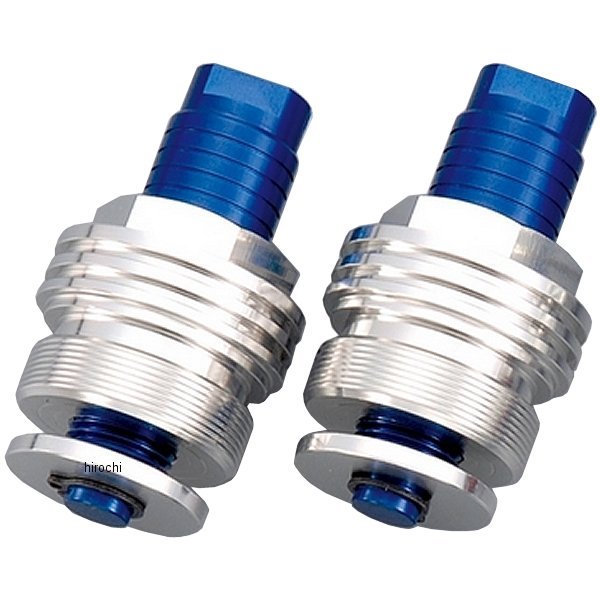 031066-01 ポッシュ POSH イニシャルアジャスター タイプ2 96年以前 ゼファー400、ゼファー400X 青/シルバー