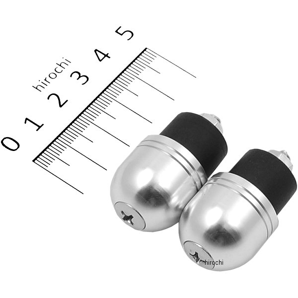 031072-03-10 ポッシュ POSH バーエンド カワサキ用 ボルト径5mm 外径φ22.2mm用 アルミ シルバー