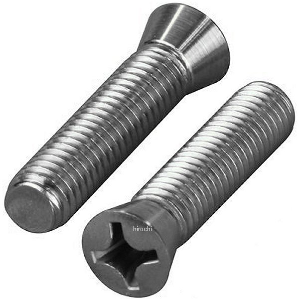 031073-70 ポッシュ POSH バーエンドリペアパーツ特殊丸皿+小ネジ M8x35mm 2本入り ステンレス