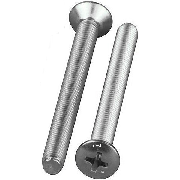 031075-70 ポッシュ POSH バーエンドリペアパーツ 丸皿+小ネジ M5x55mm 2本入り ステンレス