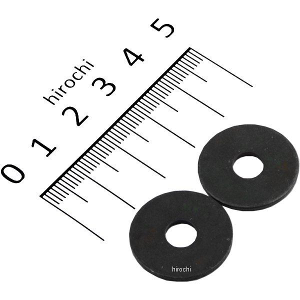 031076-72 ポッシュ POSH ワッシャー M6 黒 2個入り