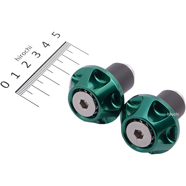 031077-08-10 ポッシュ POSH グリップエンドキャップ φ35.5mm ダークグリーン