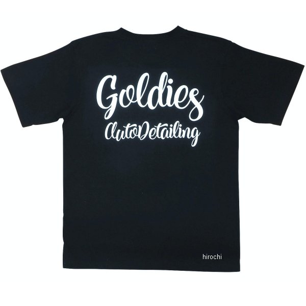 GADST001BK-L ゴールディーズオートディテイリング SCRIPT LOGO Tシャツ Lサイズ BK