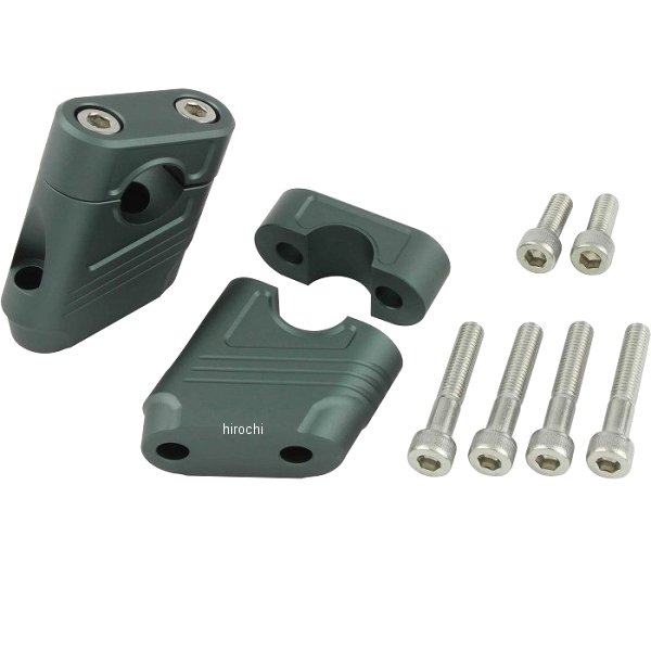 031152-29 ポッシュ POSH マッスルポジションブラケット 89年-09年 ゼファー1100、ゼファー750、ゼファーχ マットグリーン