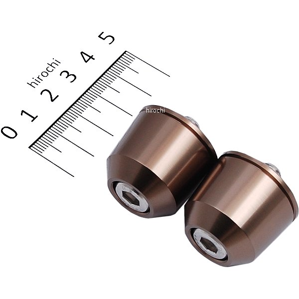 031178-11-10 ポッシュ POSH ソリッドバーエンド M8タイプ カワサキ チタン