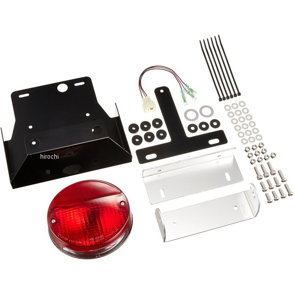 031193-LD ポッシュ POSH リアフェンダーレスキット 96年-08年 ゼファー400X Z2タイプ ダークレッドレンズ/LED