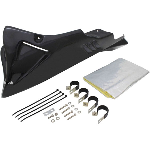 031300-2B ポッシュ POSH アンダーカウル マッスルライン ゼファー400/χ 黒ゲルコート