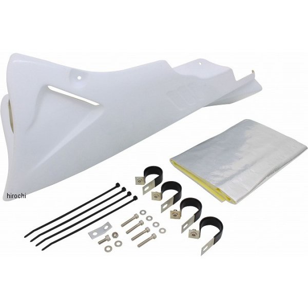 031300-2W ポッシュ POSH アンダーカウル マッスルライン ゼファー400/χ 白ゲルコート