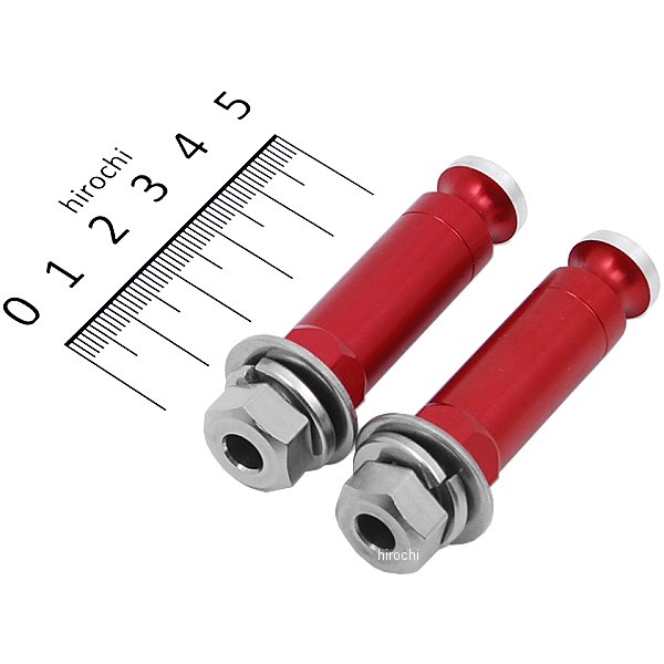 031301-02 ポッシュ POSH ロングウインカーステー M10x30mm 2本入り 赤