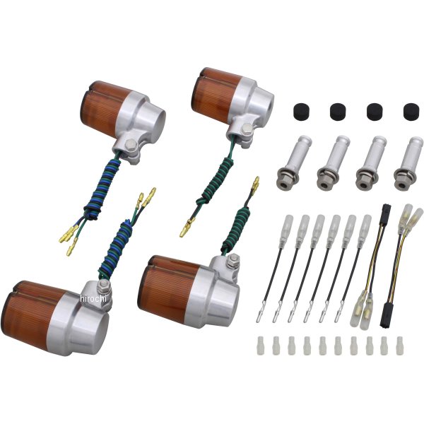 031593-23 ポッシュ POSH ウインカーセット スーパーバイク 01年-03年 ゼファー750 バフ/オレンジ