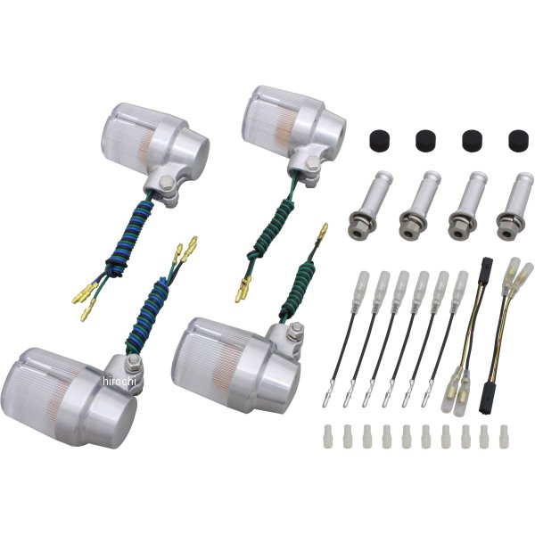 031594-23 ポッシュ POSH ウインカーセット スーパーバイク 01年-03年 ゼファー750 バフ/クリア