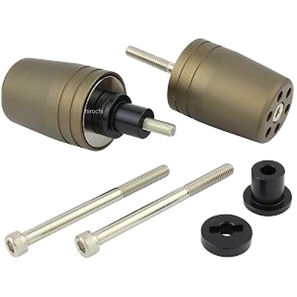 031689-21-10 ポッシュ POSH ウルトラヘビー バーエンド M6 カワサキ用 マットチタン