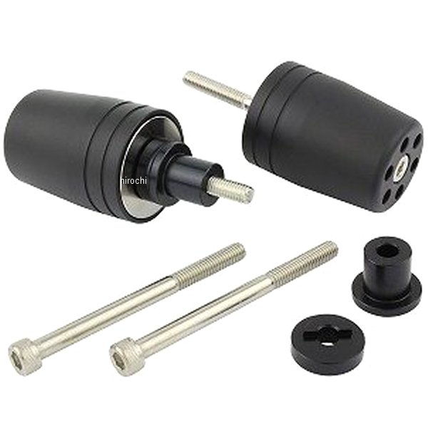 031689-26-10 ポッシュ POSH ウルトラヘビー バーエンド M6 カワサキ用 マットブラック