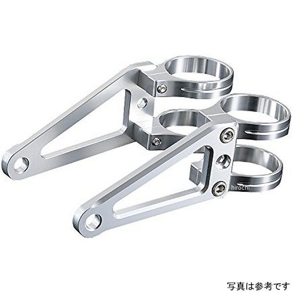 032049-06 ポッシュ POSH マシンドホリゾンヘッドライトステー 2クランプタイプ φ43mm 黒