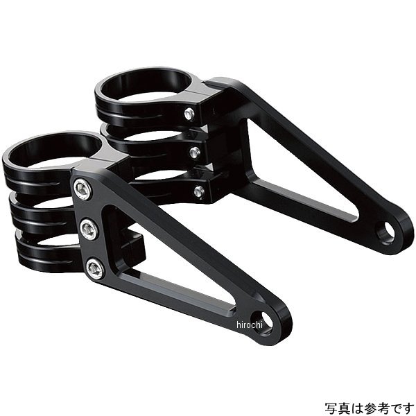 032049-33 ポッシュ POSH マシンドホリゾンヘッドライトステー 3クランプタイプ φ43mm シルバー