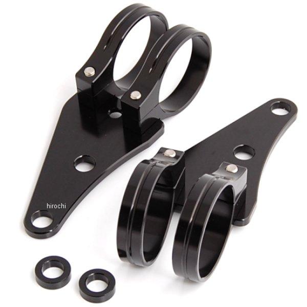 032148-06 ポッシュ POSH マシンドヘッドライトステー 2クランプタイプ φ43mm 黒