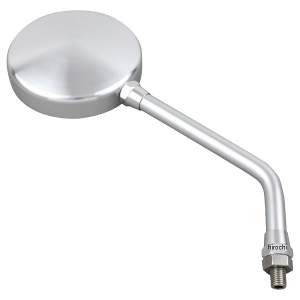 032581-03 POSHフェイス マシンドZ2タイプミラー ラージボディ 左右共通 10mm(正ネジ) ロングステー シルバー