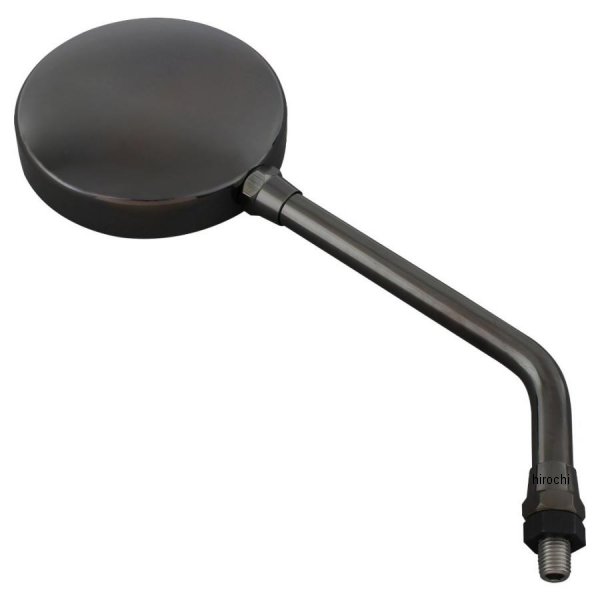 032581-66 POSHフェイス マシンドZ2タイプミラー ラージボディ 左右共通 10mm(正ネジ) ロングステー ブラッククローム