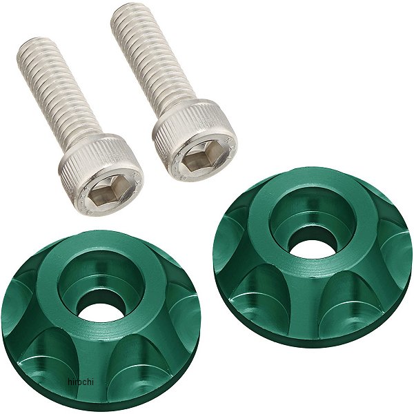 033002-08 ポッシュ POSH アッパーカウルキャップホルダー NASAタイプ GPZ900R 2個入り ダークグリーン