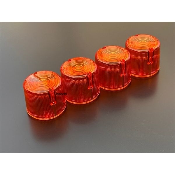 0339 ビーアールシー BRC CGC300型用スタンレー製オレンジウインカーレンズ 4個セット