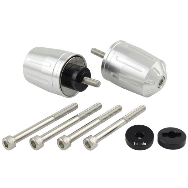 033979-03-10 ポッシュ POSH ウルトラヘビーバーエンドタイプ2 M6 ホンダ、スズキ用 シルバー