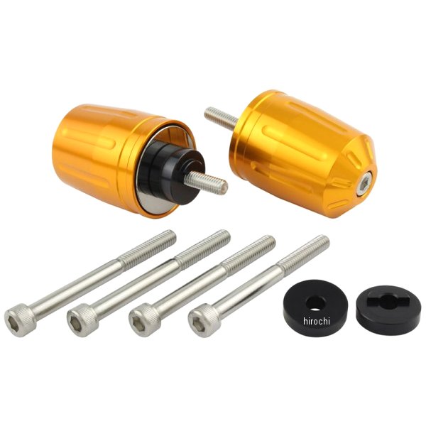 033979-04-10 ポッシュ POSH ウルトラヘビーバーエンドタイプ2 M6 ホンダ、スズキ用 ゴールド