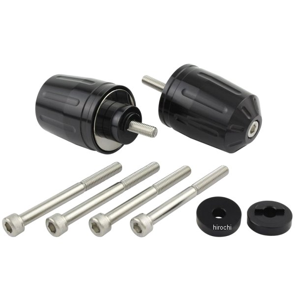 033979-06-10 ポッシュ POSH ウルトラヘビーバーエンドタイプ2 M6 ホンダ、スズキ用 黒