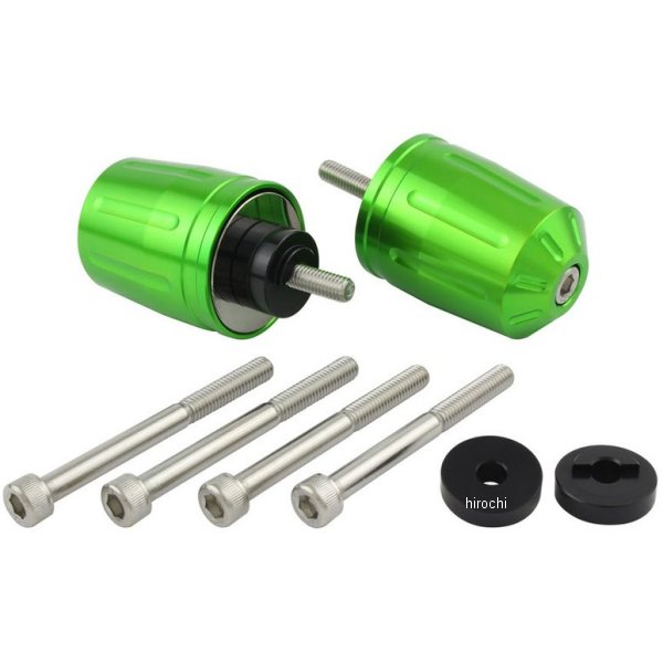 033979-28-10 ポッシュ POSH ウルトラヘビーバーエンドタイプ2 M6 ホンダ、スズキ用 ライムグリーン