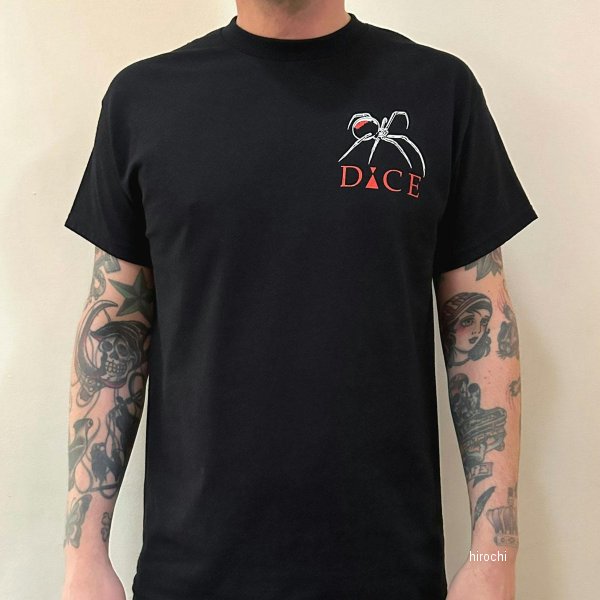 034015 DICE MAGAZINE ダイスマガジン See You in Heck Tシャツ ブラック XL