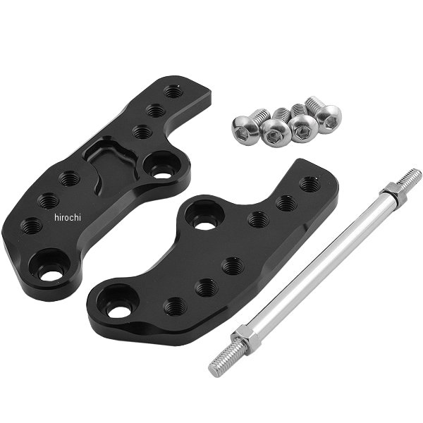 034072-06 ポッシュ POSH ステップアッププレート 08年-16年 ニンジャ 250、Z250 黒