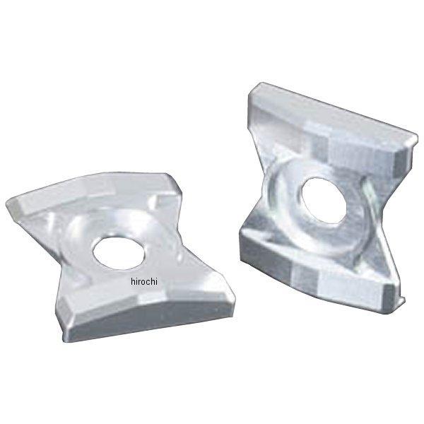 034076-03 ポッシュ POSH チェーンアジャスタープレート 08年-16年 Ninja250、Z250 シルバー