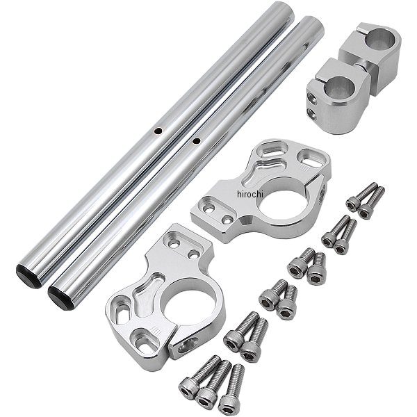 034170-03 ポッシュ POSH マシンドセパレートハンドル 08年-15年 ニンジャ250、ニンジャ250R シルバー