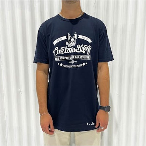 SIGNBSM カスタムクラフト CuztomKraft SIGNATURE Tシャツ ネイビーブルー Sサイズ