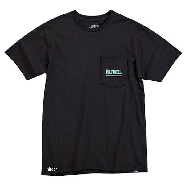 8102-136-005 ビルトウェル Biltwell OLD JUNK ポケットTシャツ 黒 XLサイズ