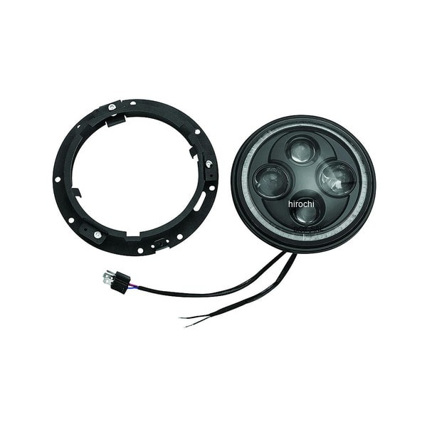 kur2460 クリアキン Kuryakyn ORBIT VISION 7in LEDヘッドライト ブラック