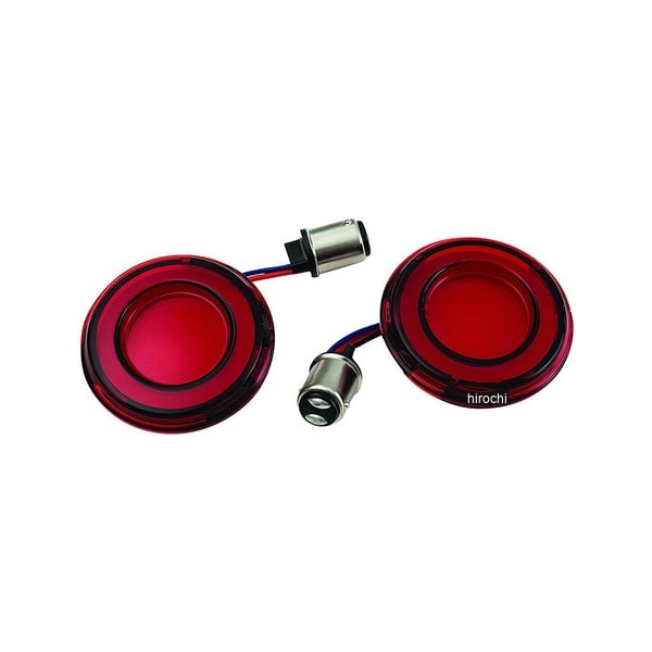 kur2906 クリアキン Kuryakyn Tracer LED リアターンシグナルコンバージョン レンズ：レッド /点灯：レッド/レッド